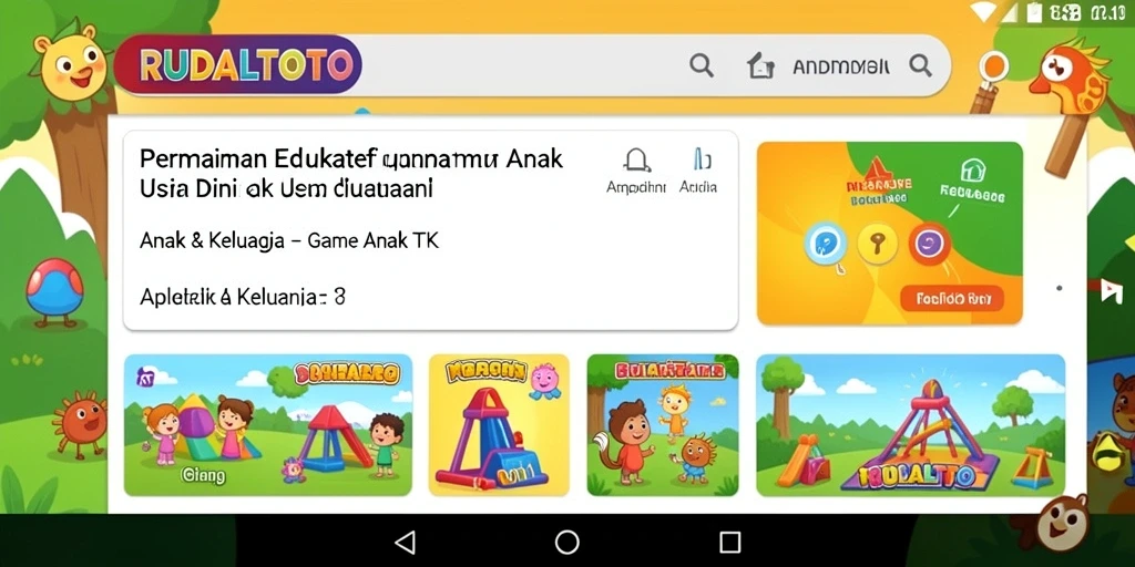 Tampilan antarmuka RUDALTOTO yang menarik dan ramah anak.